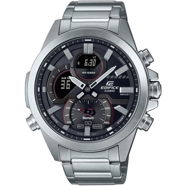 Ur - CASIO - ECB-30D-1AEF - 52,3 mm - Sølv