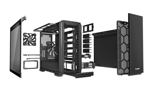 Be Quiet! Silent Base 601 Midi Tower med vindue, sort