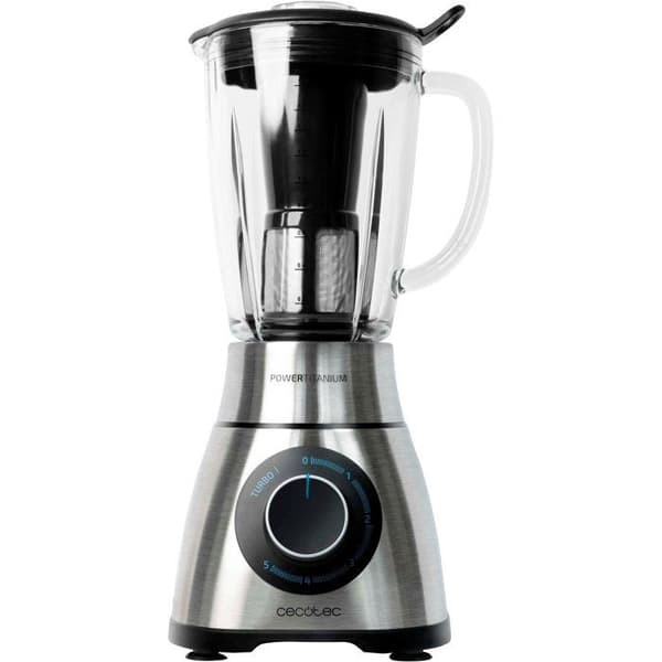Blender - CECOTEC - Power Black Titanium PerfectiMix - 2000 W - 1,8 L - Glasskål - Rustfrit stål / Sort