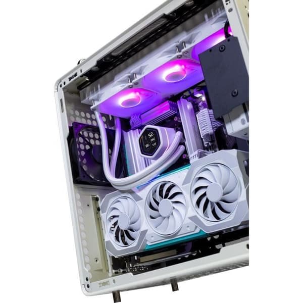 COOLER MASTER - MasterLiquid Core Nex Digital 360 Hvid ARGB - MLX-D36M-A18PW-RD - Vandkøling - Ventilator Ø 120 mm