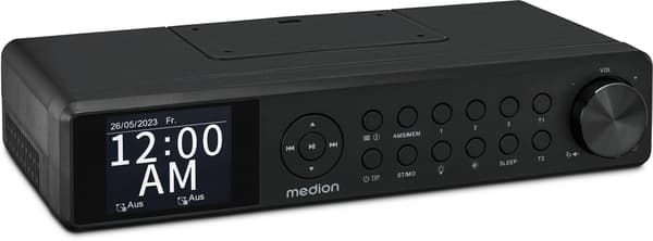 Køkkenradio - MEDION - DAB+ - 2x3W RMS - Sort