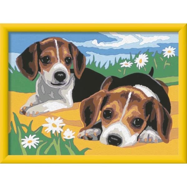CreArt Barn 18x24cm Beaglevalpar