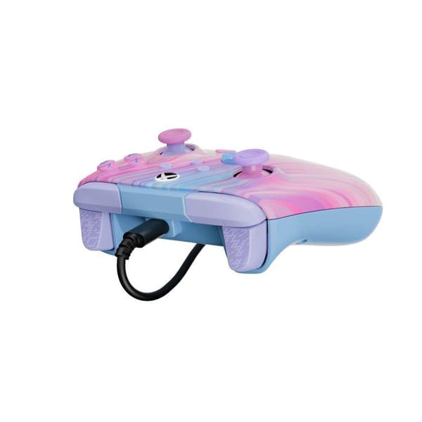 Turtle Beach Rematch Advanced Cotton Candy-controller med kabel til Xbox Series XS, Xbox One og PC