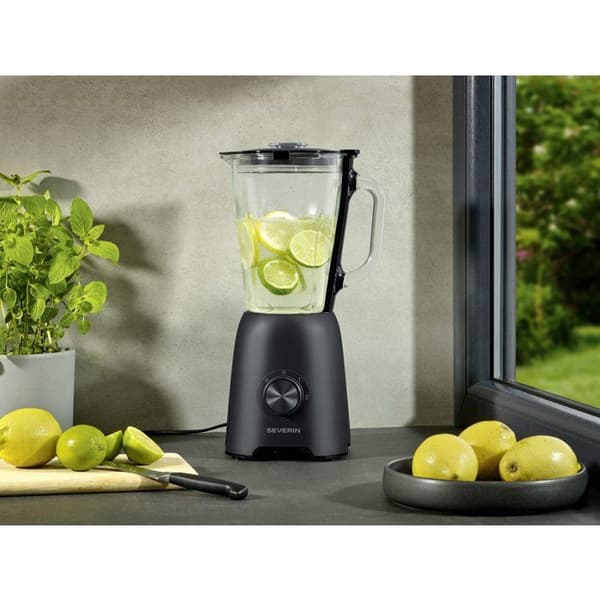 Blender - SEVERIN - SM3722 - 600 W - 1,5 L - 2 hastigheder + Turbo - Sort