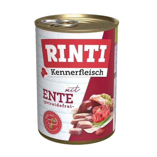 RINTI Kennerfleisch And - vådt hundefoder - 400g