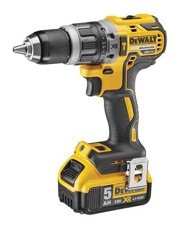 DeWALT DCD796P2-QW boremaskine Nøglefri Sort, Gul 1,8 kg