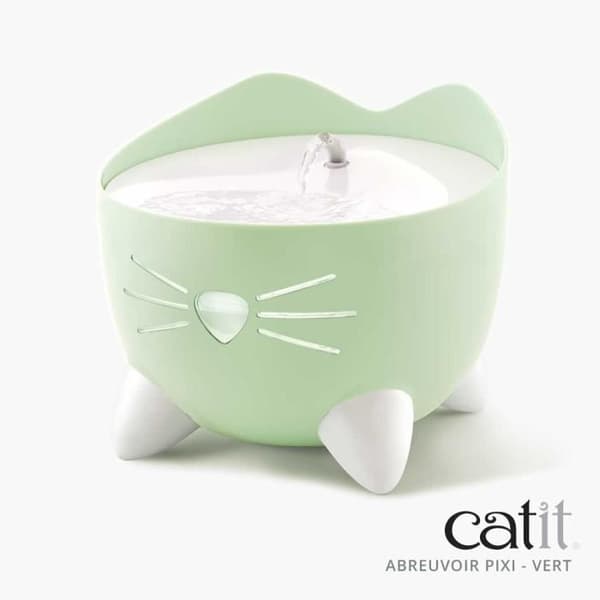 CAT IT Automatisk Kattefontæne - 2,5 L - Grøn