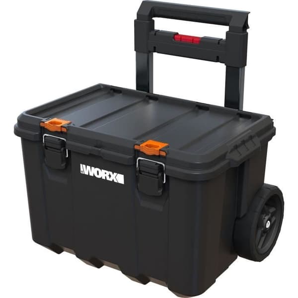 3-i-1 modulärt system - WORW BY KETER - STACK N ROLL - 48 x 39 x 69,5 cm - Svart
