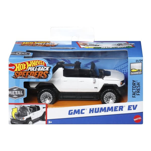 Hot Wheels Pull-Back Fordon - Skala 1:43 Set - Hot Wheels - HPR70