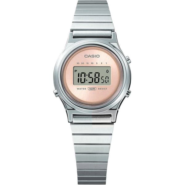 Ur - CASIO - LA700WE - Unisex - Pink - Quartz - Digitalt