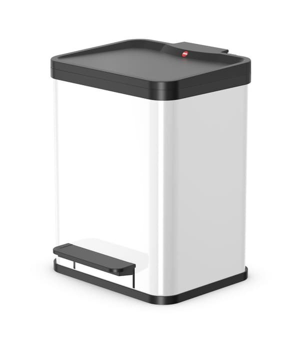 Hailo 0622-230 ECO Duo Pedal Bin M Vit