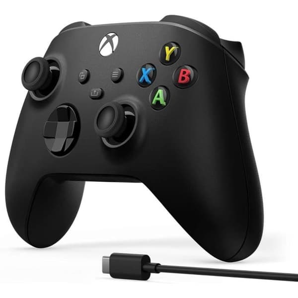 Xbox trådlös handkontroll + USB-C-kabel – svart