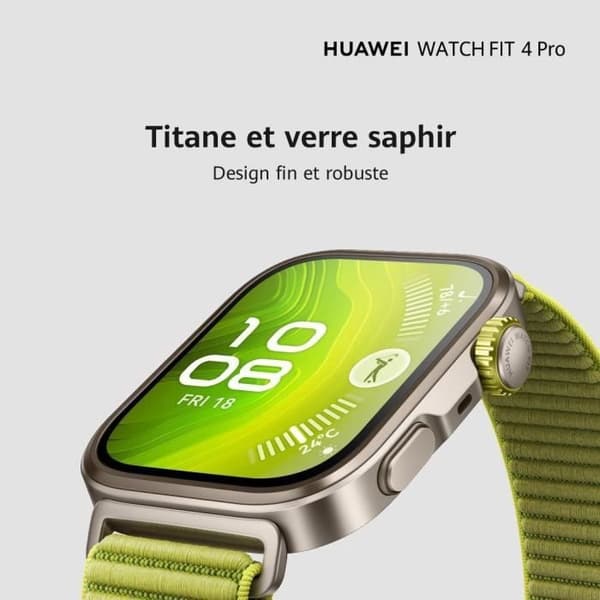 Älykello - HUAWEI - FIT 4 PRO -kello - Musta