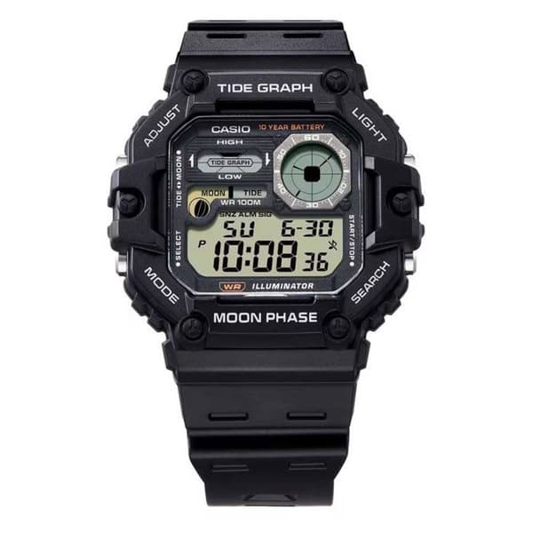 Ur - CASIO - WS-1700H - Unisex - Sort - Quartz - Digitalt
