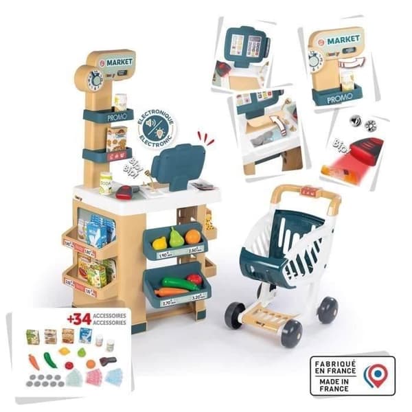 Köpman - Smoby - 3 år - Beige - Imitation leksak