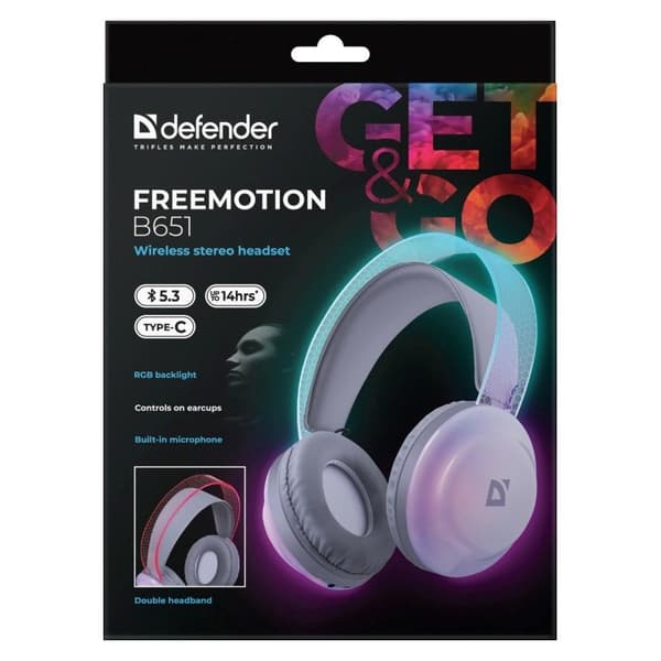 Kuulokkeet Defender Bluetooth Freemotion B651