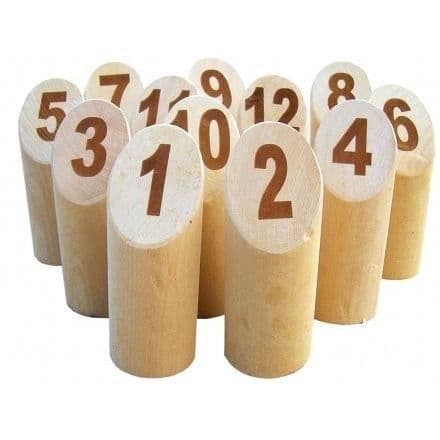 TACTIC Molkky Bowlingspel - Deluxeversion