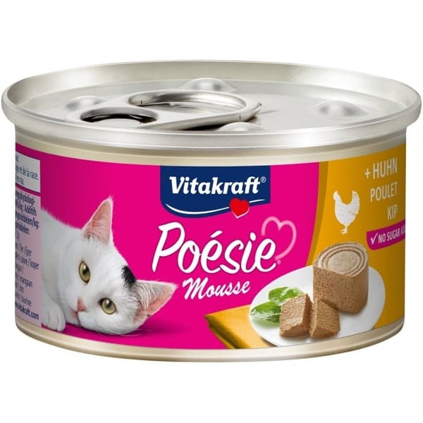 VITAKRAFT POESIE mousse kyckling - våtfoder för katter - 85 g