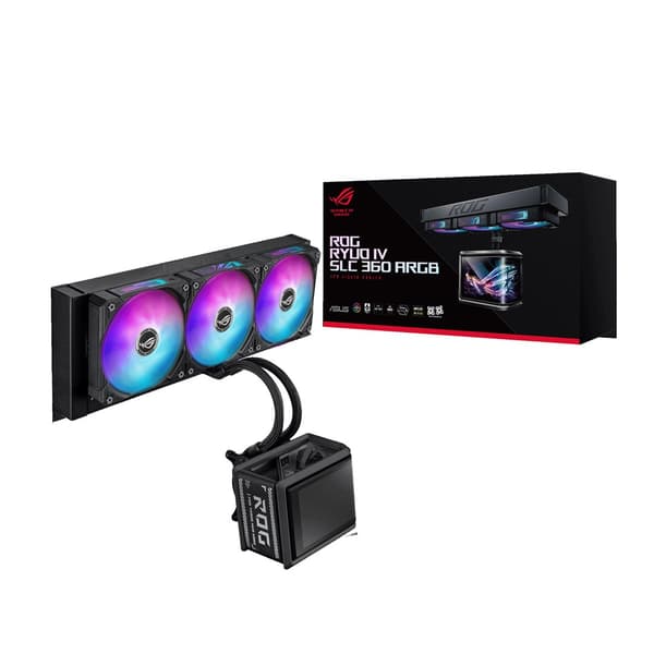 ASUS ROG Ryuo IV SLC 360 ARGB Processor Alt-i-en væskekøler 12 cm Sort