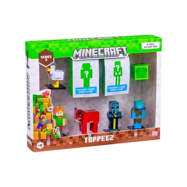 MINECRAFT S2-FIGURIER - 8-PACK DELUXE-BOX (ASSORTERAD)