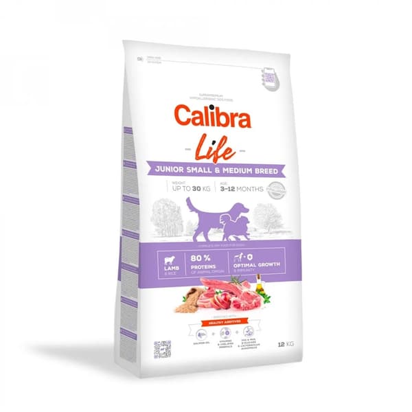CALIBRA Life Junior tørfoder til hunde af små og mellemstore racer - 12 kg