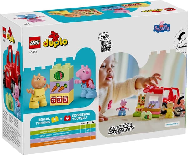 LEGO DUPLO 10468 Peppa Pig - Traktor och Marknad