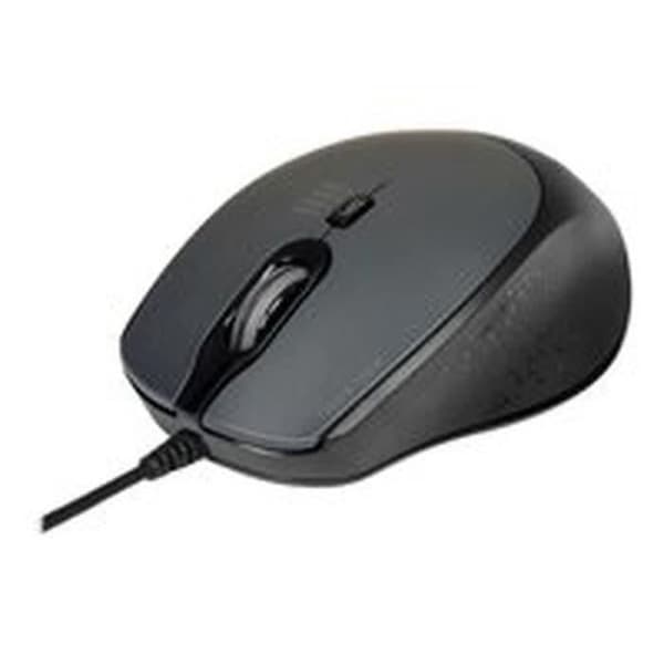 PORTDESIGNS Lydløs Kablet Mus - Sort