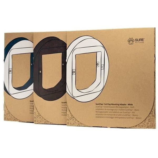 Monteringsadapter för kattlucka - SUREFLAP - Vit