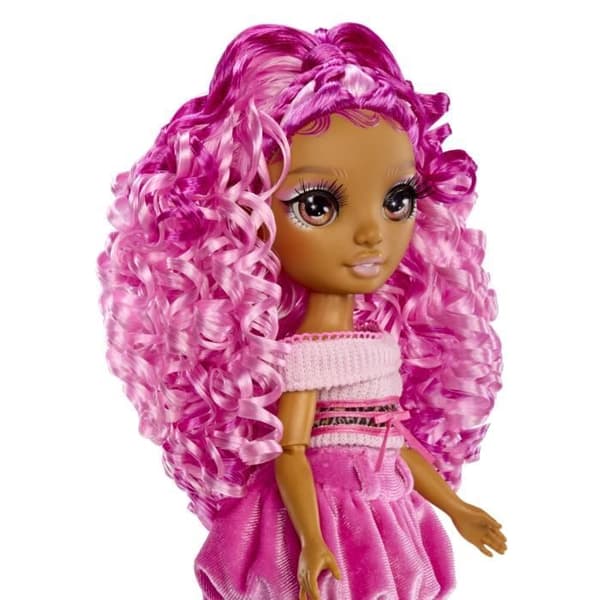 Regnbue Høj Glitter & Shine Pop - Lyserød