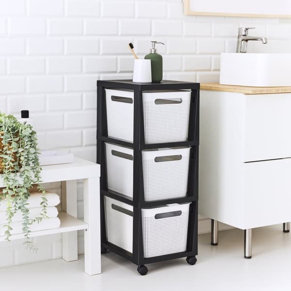 Rotho Brisen Design Byrå 3x16L Vit