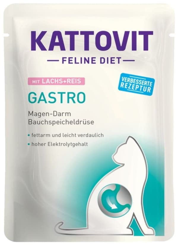KATTOVIT Feline Diet Gastro - våd kattefoder - 12 x 85g