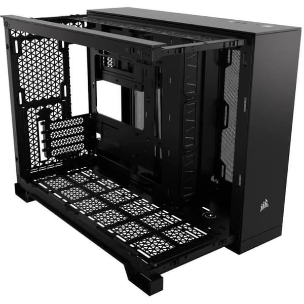 PC-chassi - CORSAIR - 2500D AIRFLOW Micro ATX Dubbelkammarchassi - Svart