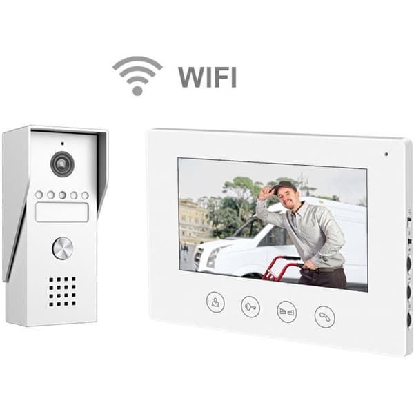 Video dørtelefon - KYF - Kablet - Wi-Fi-forbindelse - 7" berøringsskærm - 2 ledninger