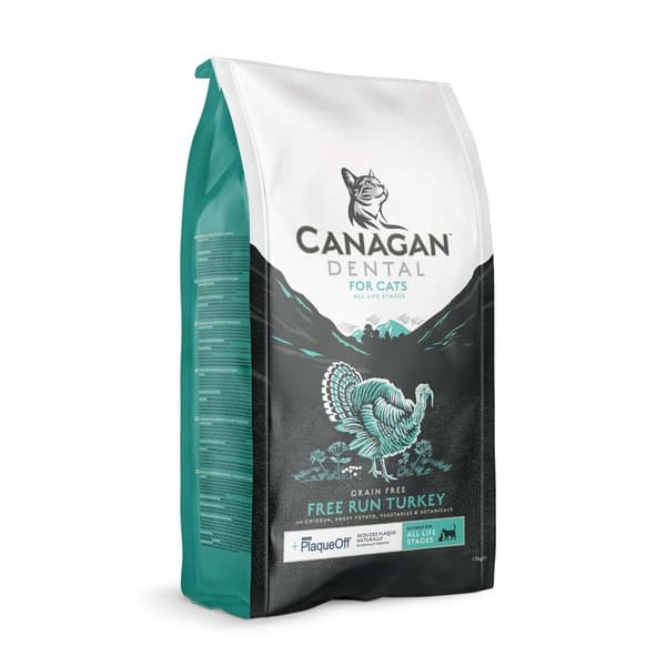 CANAGAN Dental kalkon - torrfoder för katter - 1,5 kg