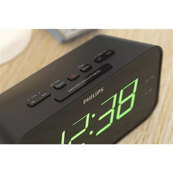 Philips TAR3306/12 kelloradio musta