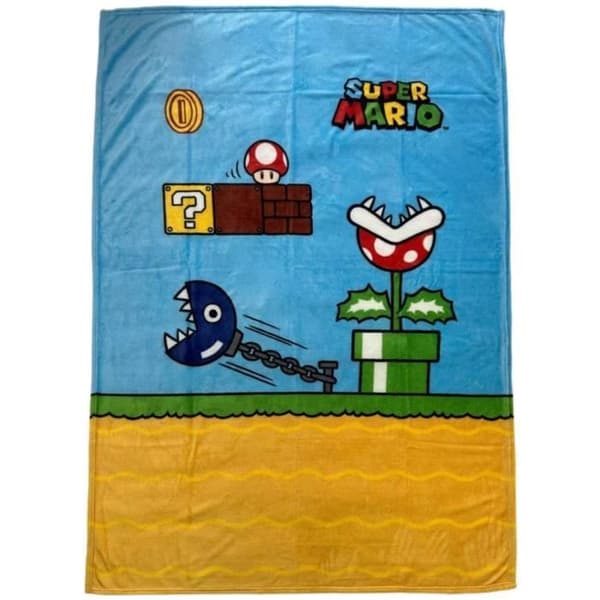 Pläd - MARIO BROS - 130 x 180 cm