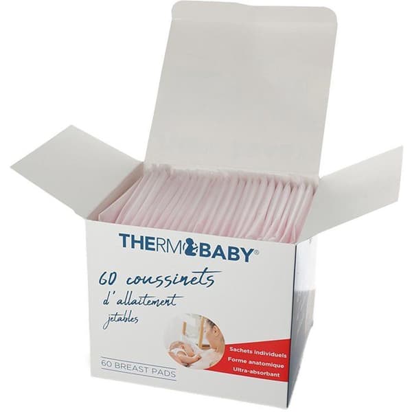 Æske med 60 engangs ammeindlæg - THERMOBABY