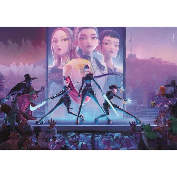Clementoni - K-Pop Demonjägare - 1000-bitars pussel
