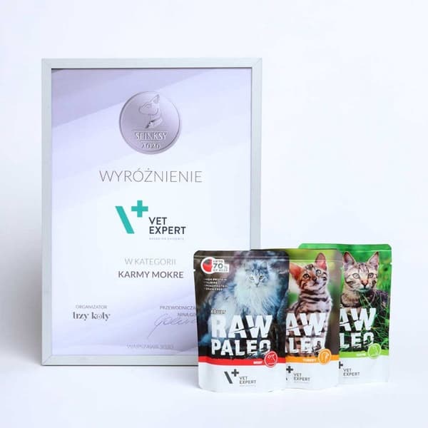 VETEXPERT Raw Paleo Adult Cat Calcon - vådfoder til katte - 100 g