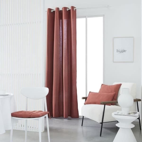 TODAY ringgardin - 140x240cm - 100% bomull - Terrakotta