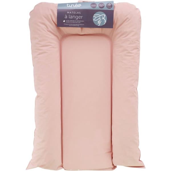Puslemåtte - TINEO - Flakes - PVC - Pudderrosa