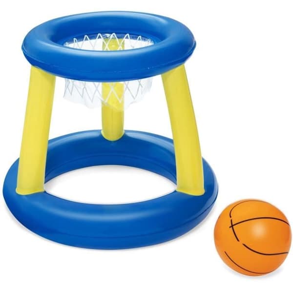 Flydende basketballkurv, bold, 3 ringe, diameter 61 cm