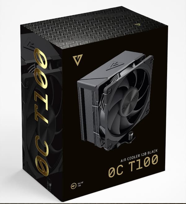 MODECOM Volcano 0C T100 Processor Luftkylare 12 cm Svart