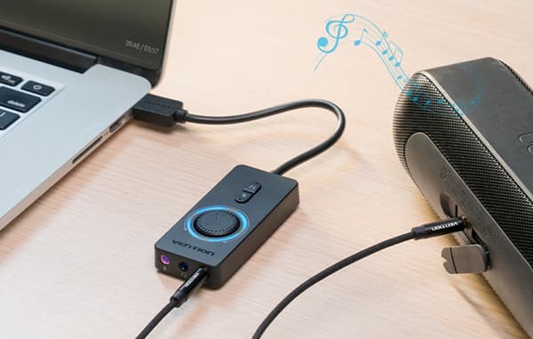 Vention 1m USB 2.0 eksternt lydkort