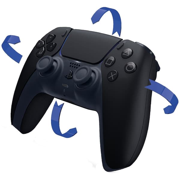 Sony PlayStation PS5 DualSense trådløs controller Midnight Black + USB-kabel