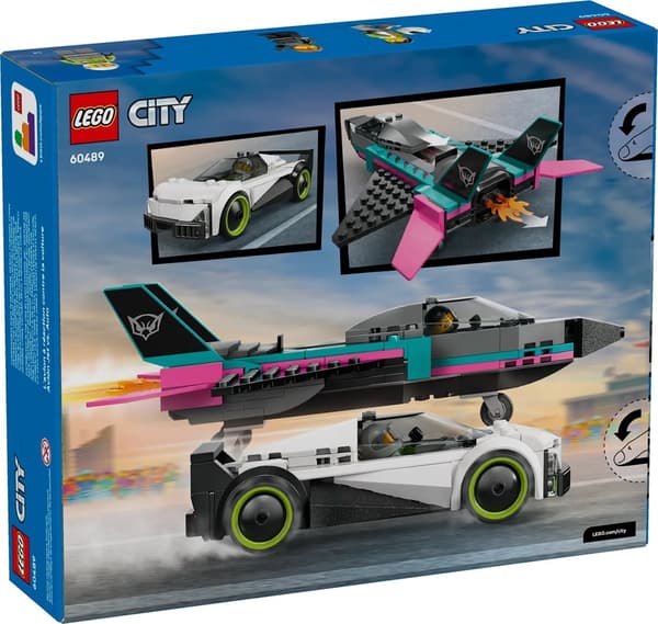LEGO CITY 60489 Jet vs. Bil