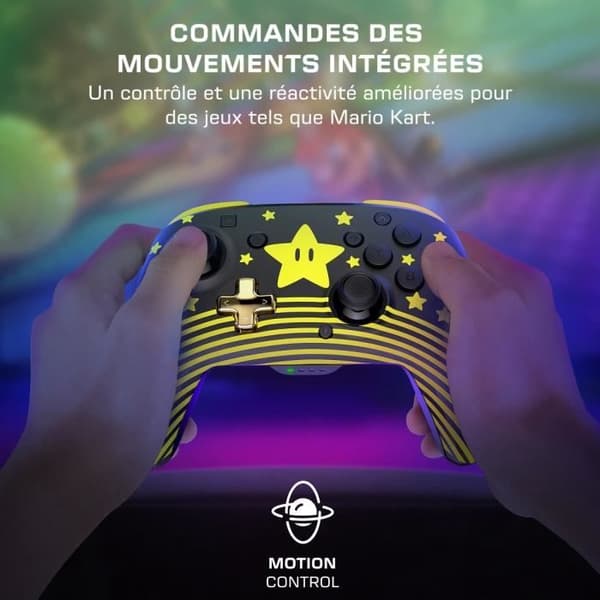 Trådløs spilcontroller til Nintendo Switch™ - TURTLE BEACH - TBC-8101-75 - Rematch™ Super Mario Star