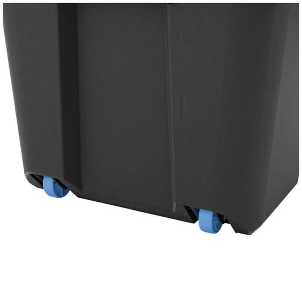 Lufttæt hjulkasse - 110 liter - sort
