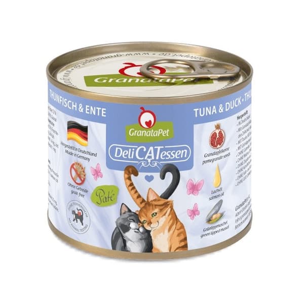GRANATAPET DeliCATessen Tun og and - vådfoder til katte - 200 g