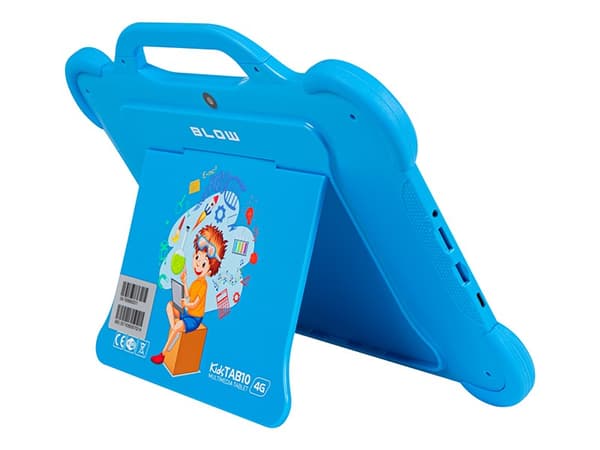 KidsTAB10 4G BLOW 4/64GB blå tablet + etui